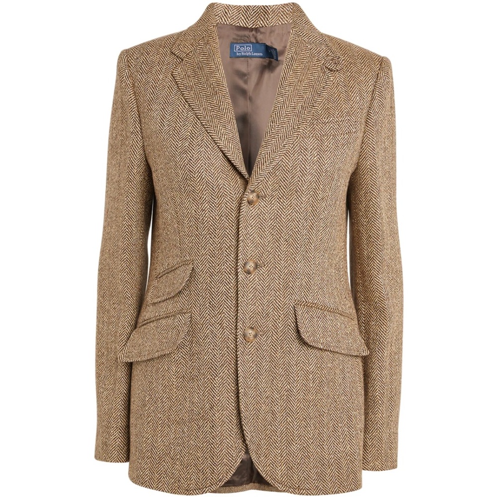 Ralph Lauren Blazer Jacket Brown Size 6 - Picture 9 of 12